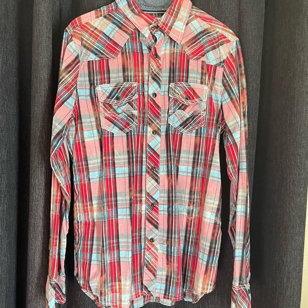 Vintage/Western button down long sleeve shirt
